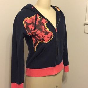 Paul Frank Andy Warhol Cow Art 2005 hoodie